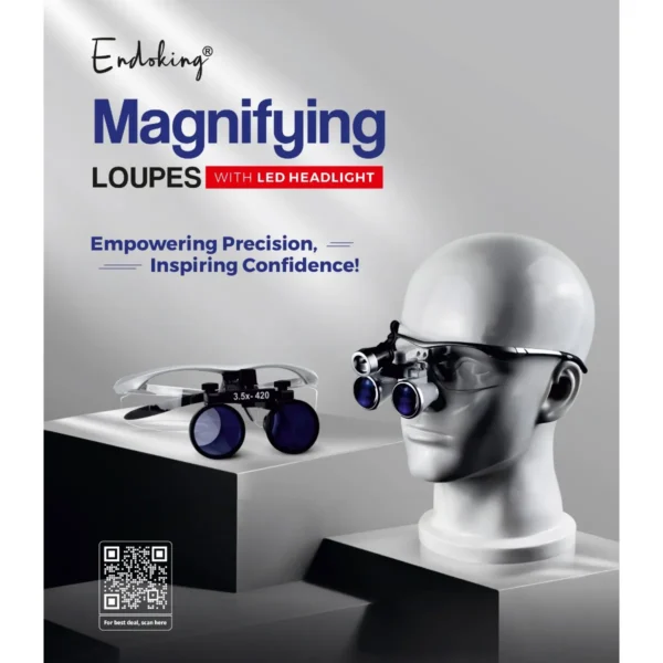 Endoking Dental Loupes With Frame ( LED Headlight Free )