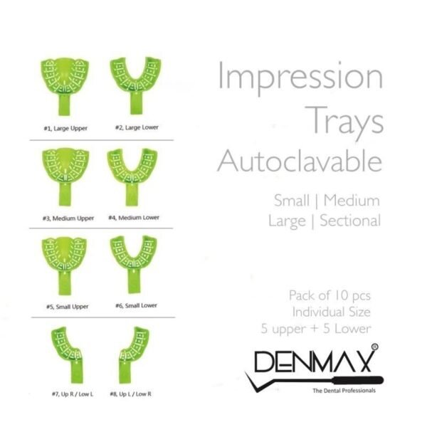 Denmax Autoclavable Impression Trays