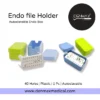 Endo File Box – 40-Hole Plastic Organizer, Autoclavable - Denmax