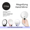 Magnifying Hand Mirror – Double-Sided, Foldable (5x) - Denmax Dental