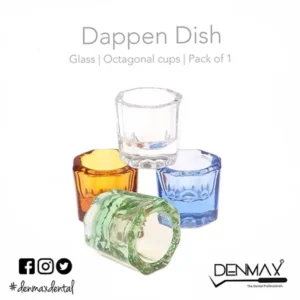Glass Dappen Dish – Durable & Chemical-Resistant Mixing Dish for Dental & Cosmetic Use-Denmax