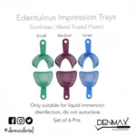 Edentulous Impression Trays – Precise & Comfortable Fit for Dental Impressions-Denmax