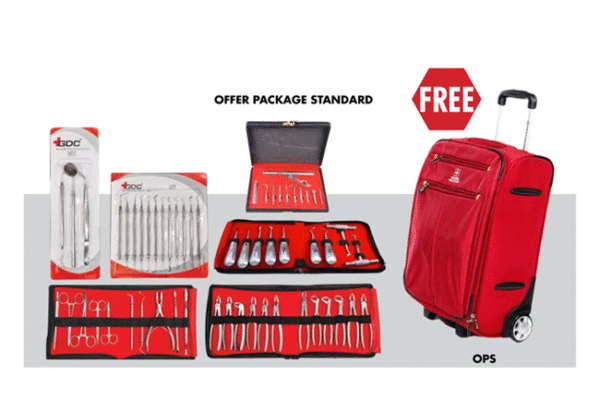 GDC New Clinic Instrument Set OFFER PACKAGE STANDARD