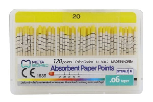 Meta Absorbent Paper Points - 6% # 20