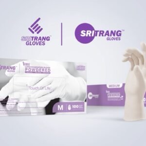 SRITRANG (Thailand Latex Disposable Examination Hand Gloves 100 Pieces)