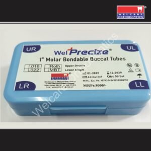 BONDABLE BUCCAL TUBE 50 SET BOX – 1ST MOLAR U1/L1- WELPRECIZE