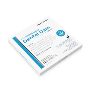 Waldent FlexiShield Rubber Dam Sheets Blue (Sanctuary) - Medium (6" x 6")
