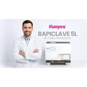 Runyes Rapiclave 5L – Ultra-Fast Class B Autoclave for Implant Sterilization